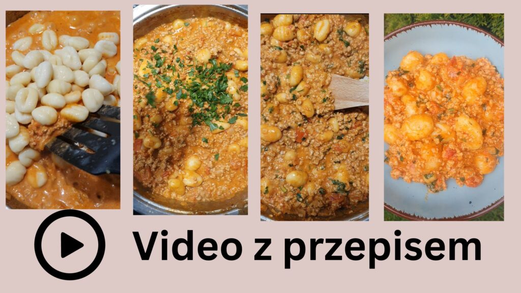 gnocchi z mięsem mielonym