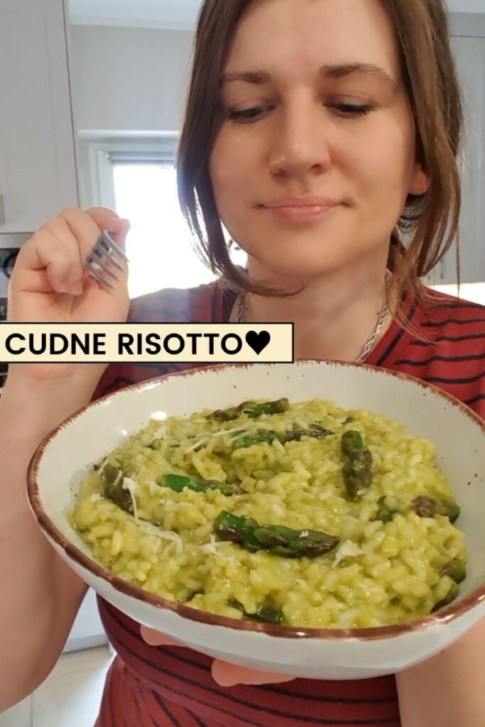 risotto z zielonymi szparagami