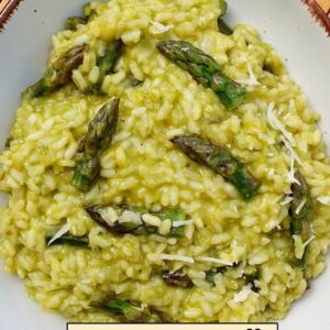 risotto ze szparagami