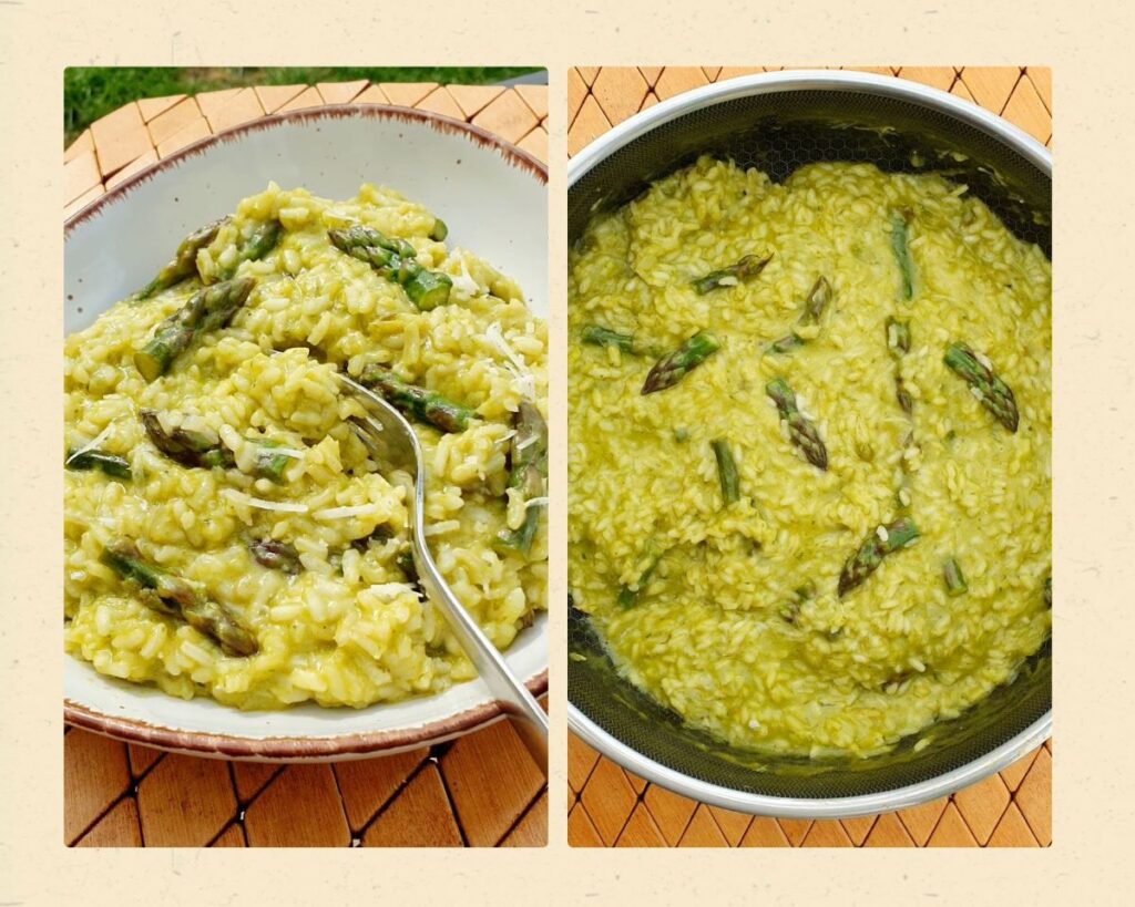 risotto ze szparagami