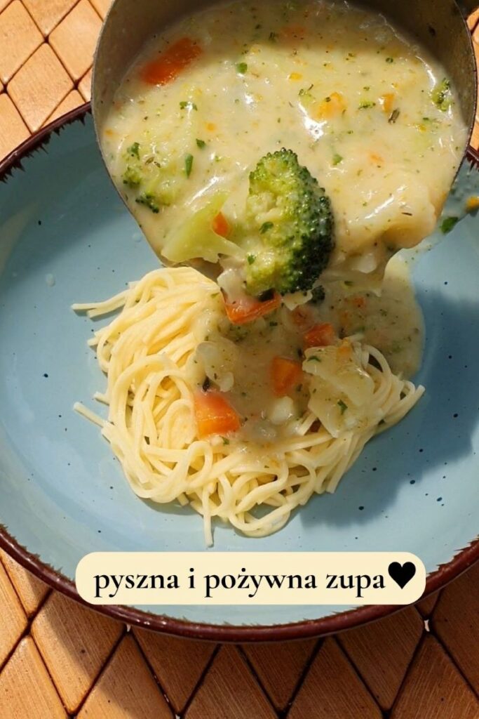 zupa kalafiorowo - brokułowa
