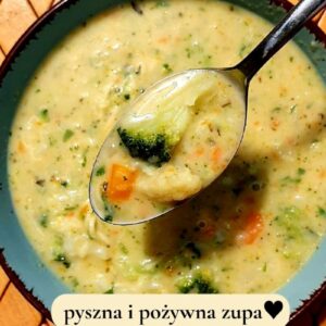 zupa z kalafiorem i brokułem