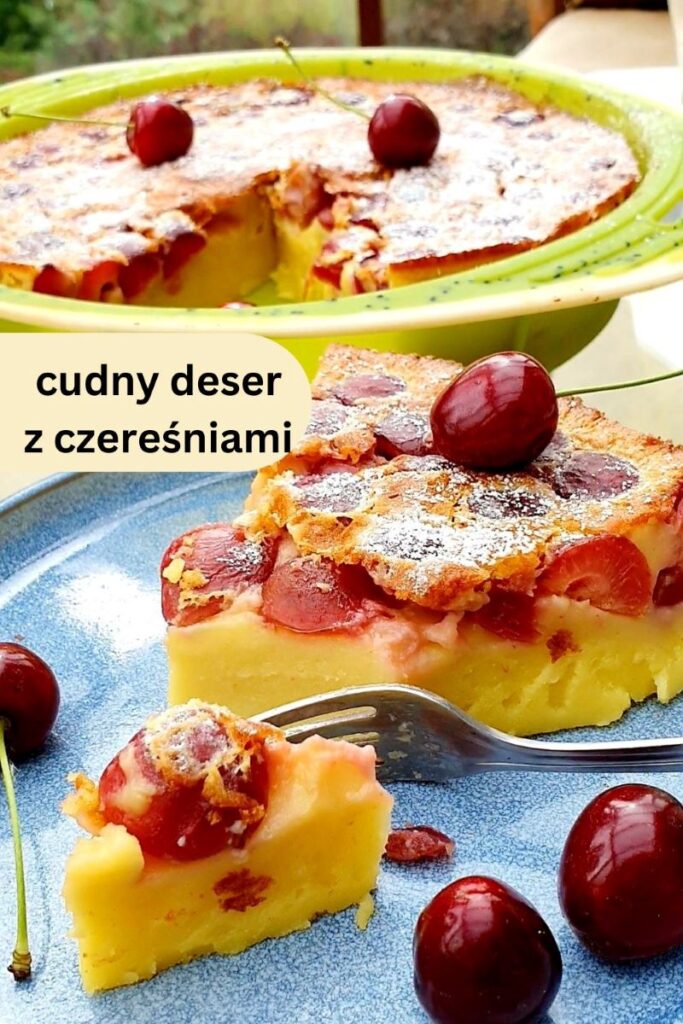 deser z czereśniami