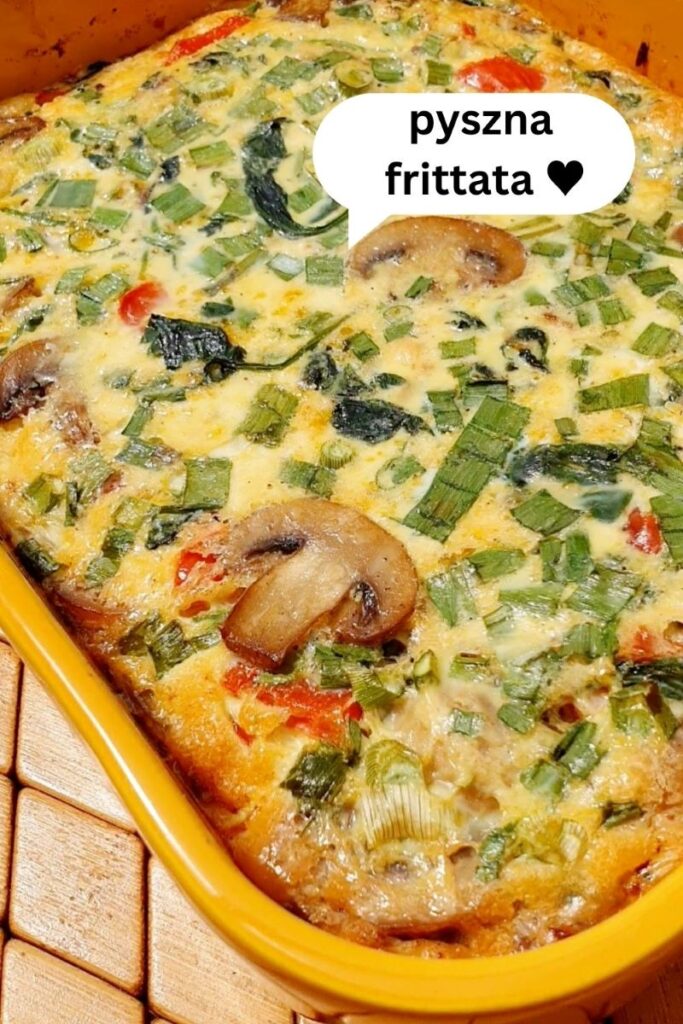 frittata z warzywami