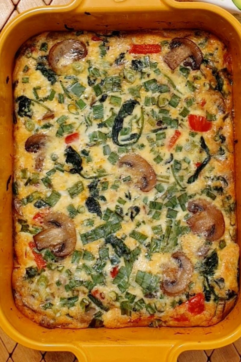 frittata z warzywami