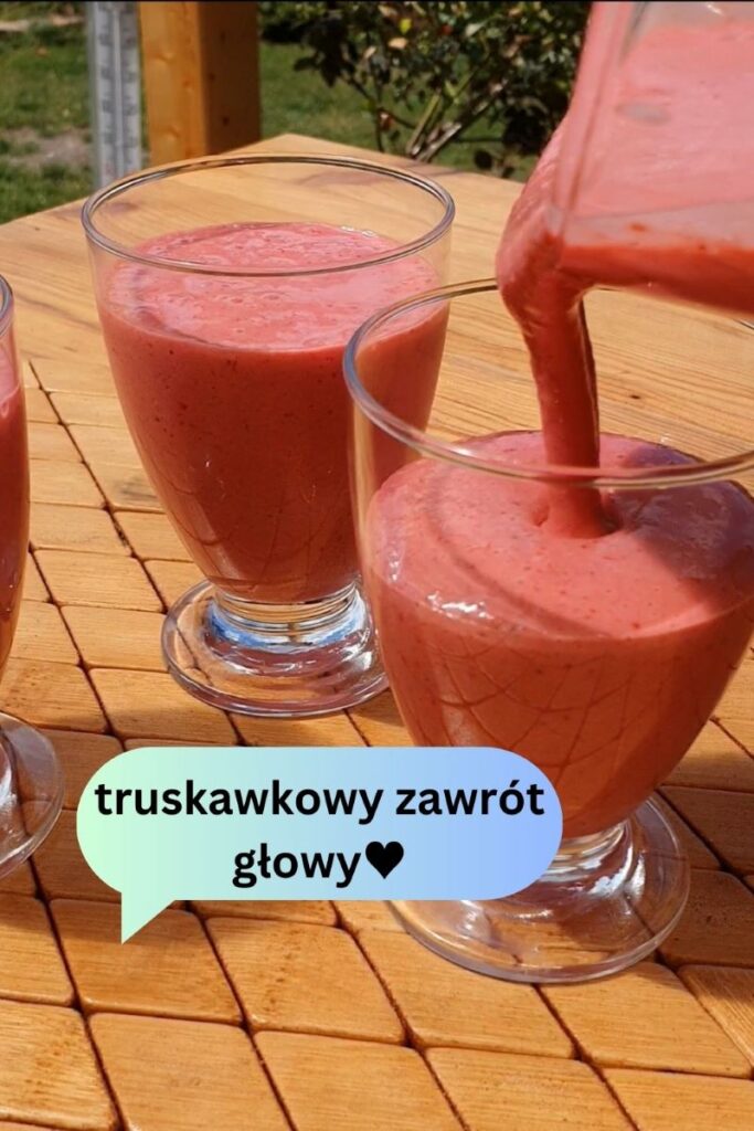 milkshake truskawkowy