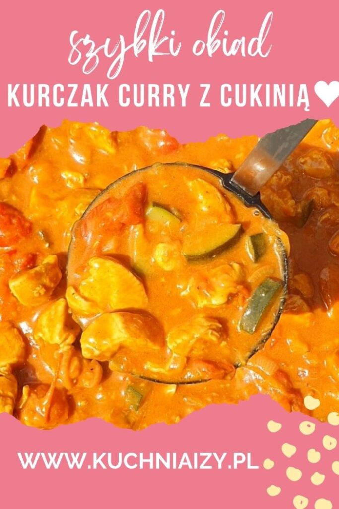 kurczak curry z cukinią