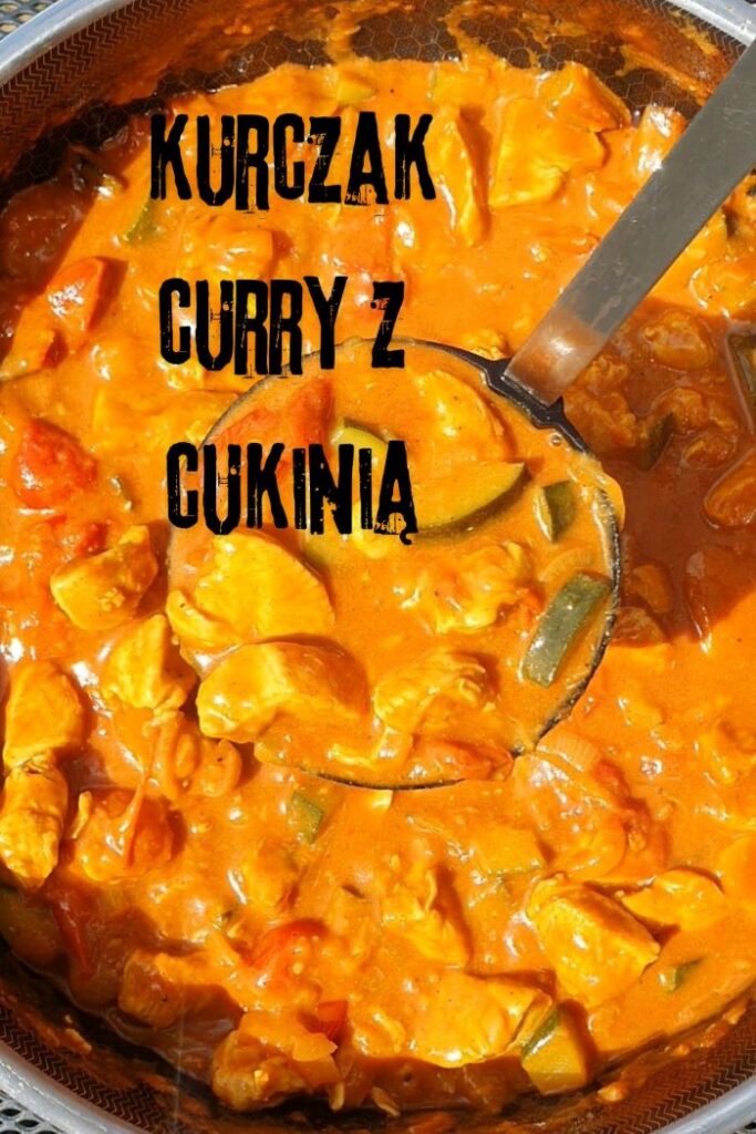 kurczak curry z cukinią