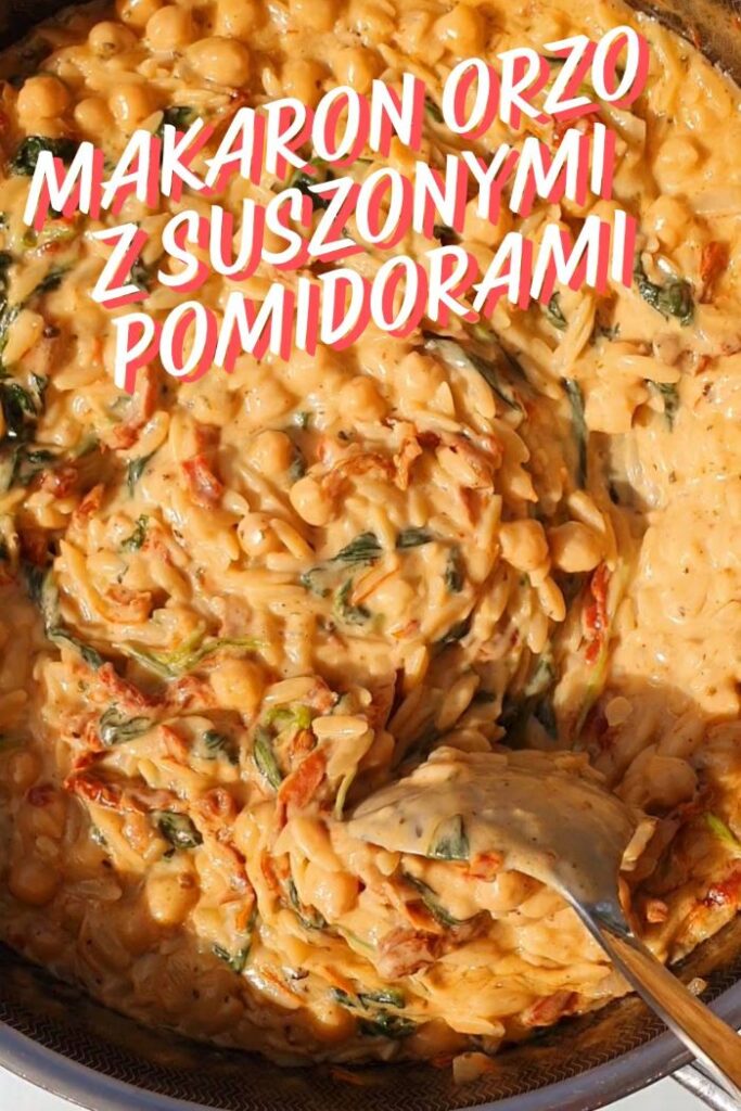 makaron orzo z warzywami