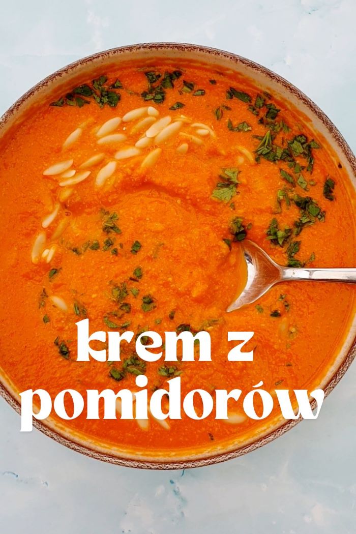 Zupa krem z pomidorów z puszki. – Kuchnia Izy