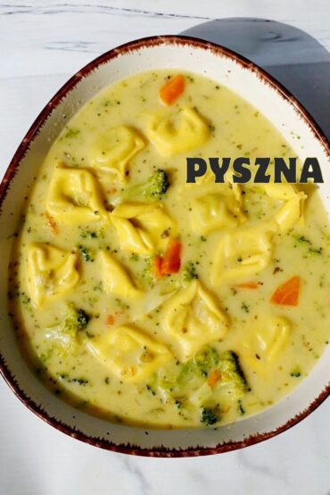 zupa z tortellini i warzywami