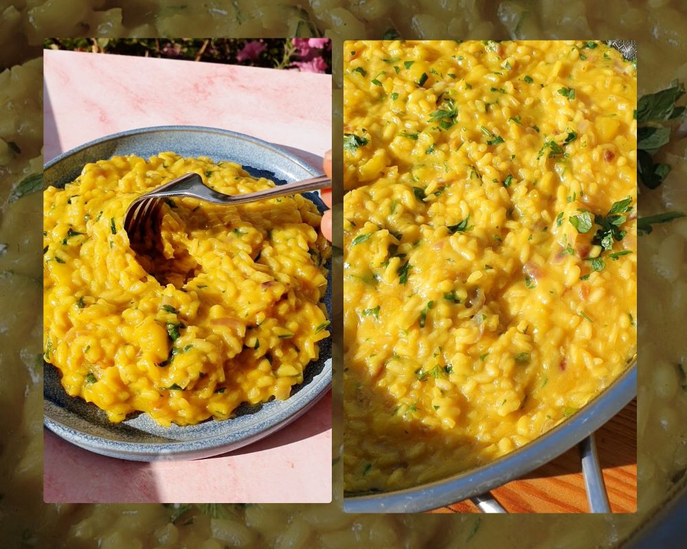 risotto z dynią