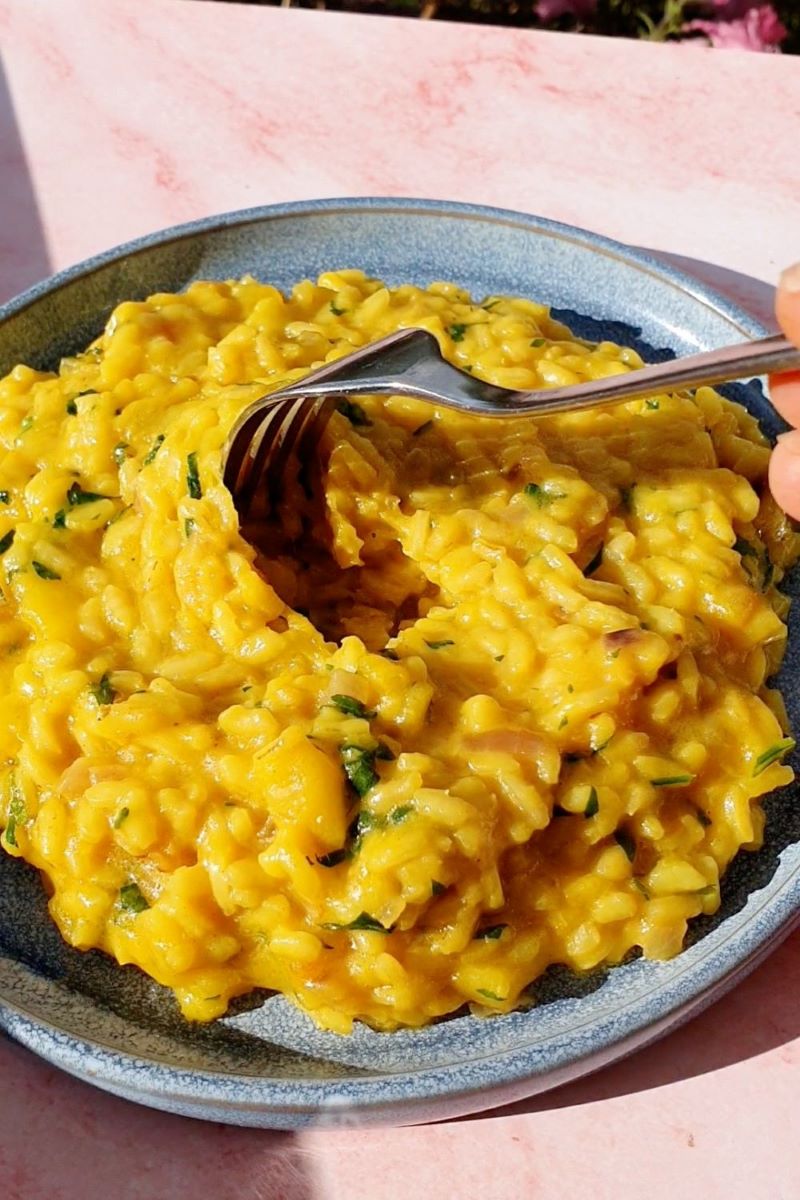 risotto z dynią