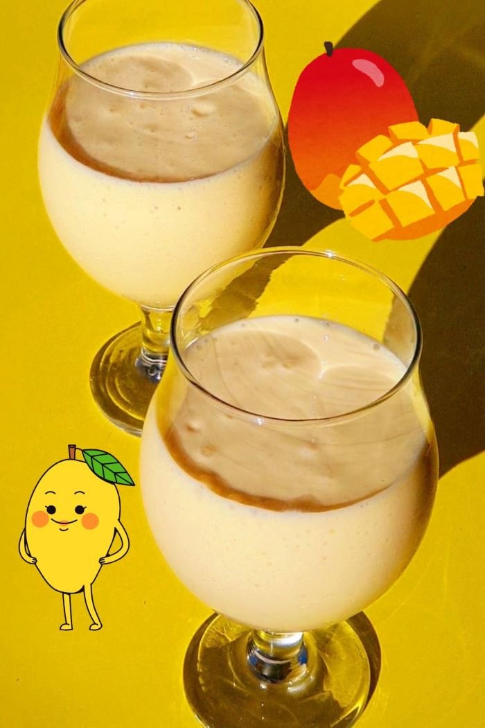 smoothie z mrożonego mango