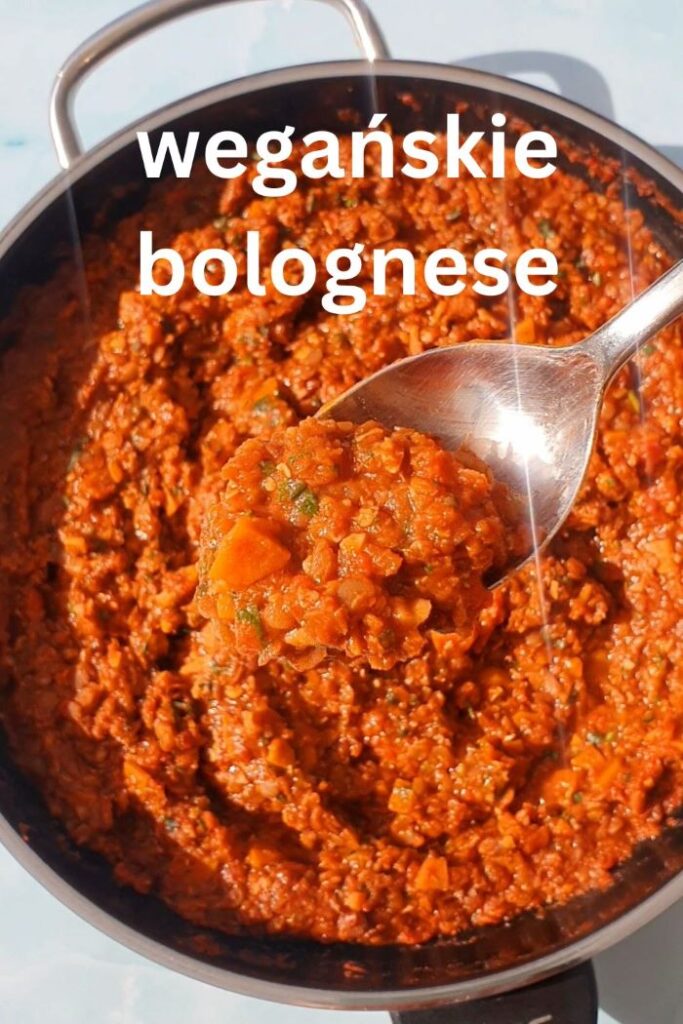 wegańskie bolognese