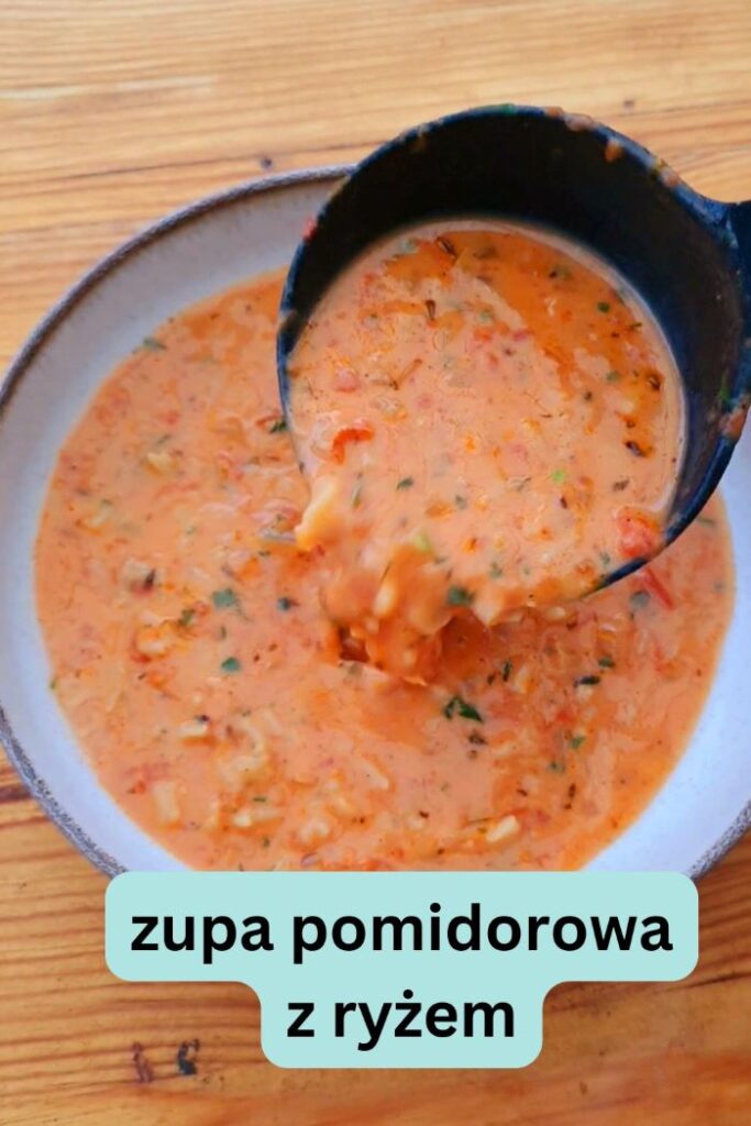 zupa pomidorowa z ryżem na rosole