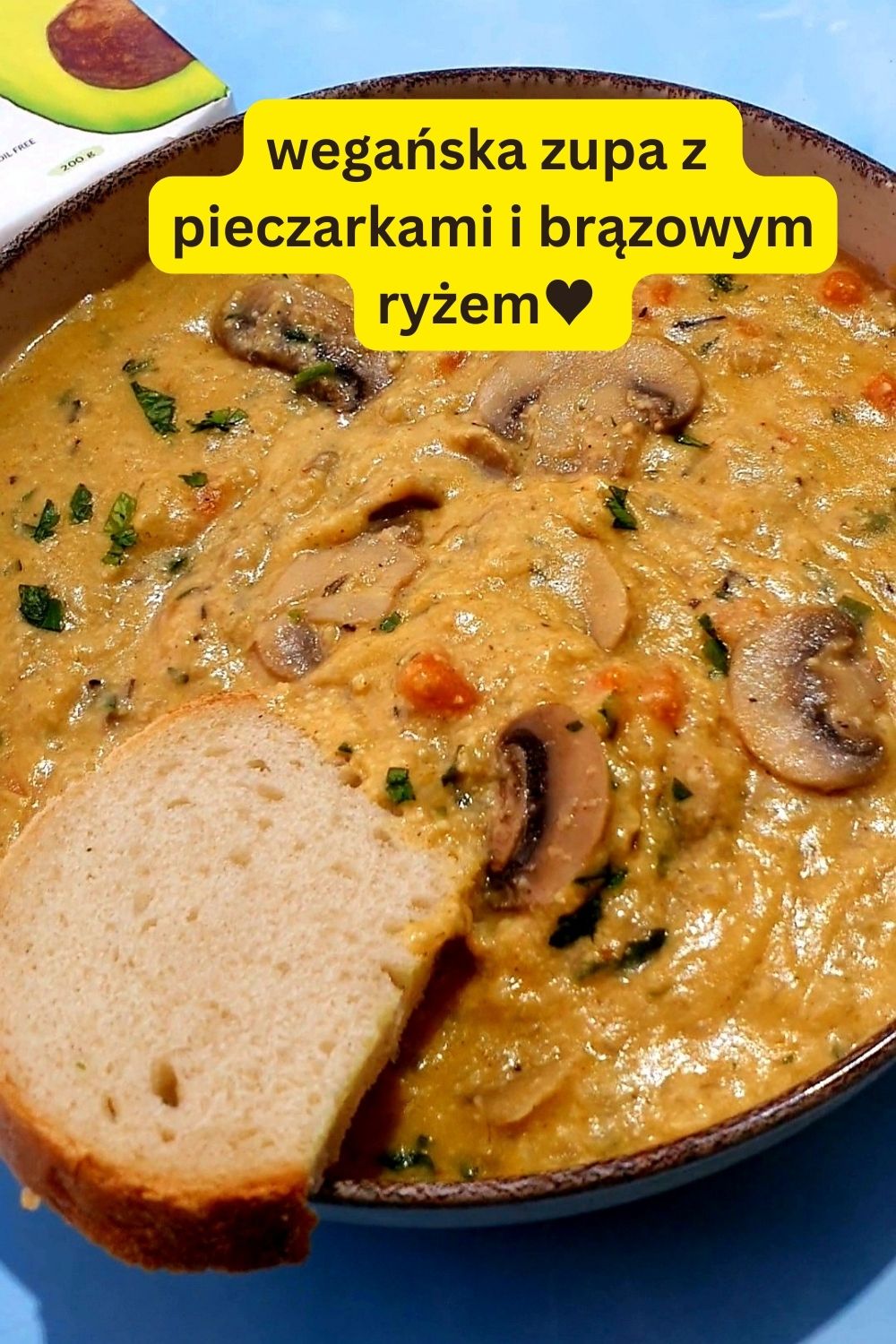 zupa z pieczarkami i ryżem