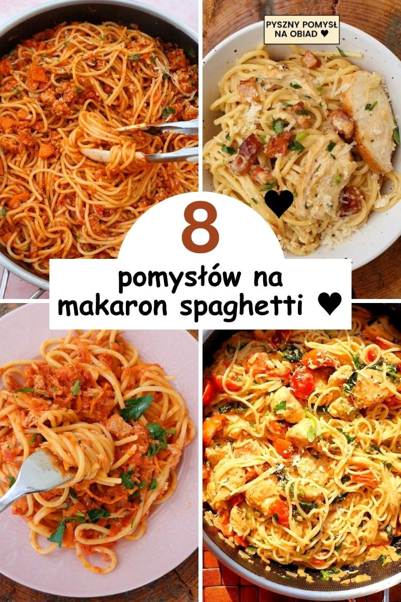 pomysł na makaron spaghetti