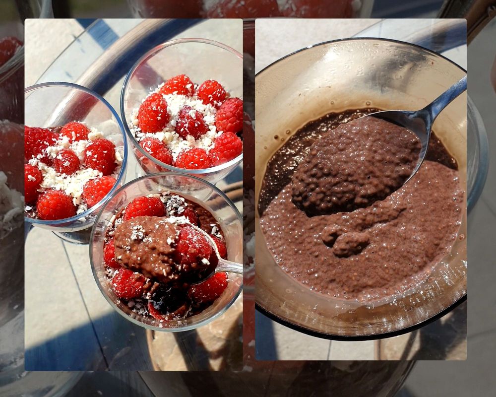 kakaowy chia pudding