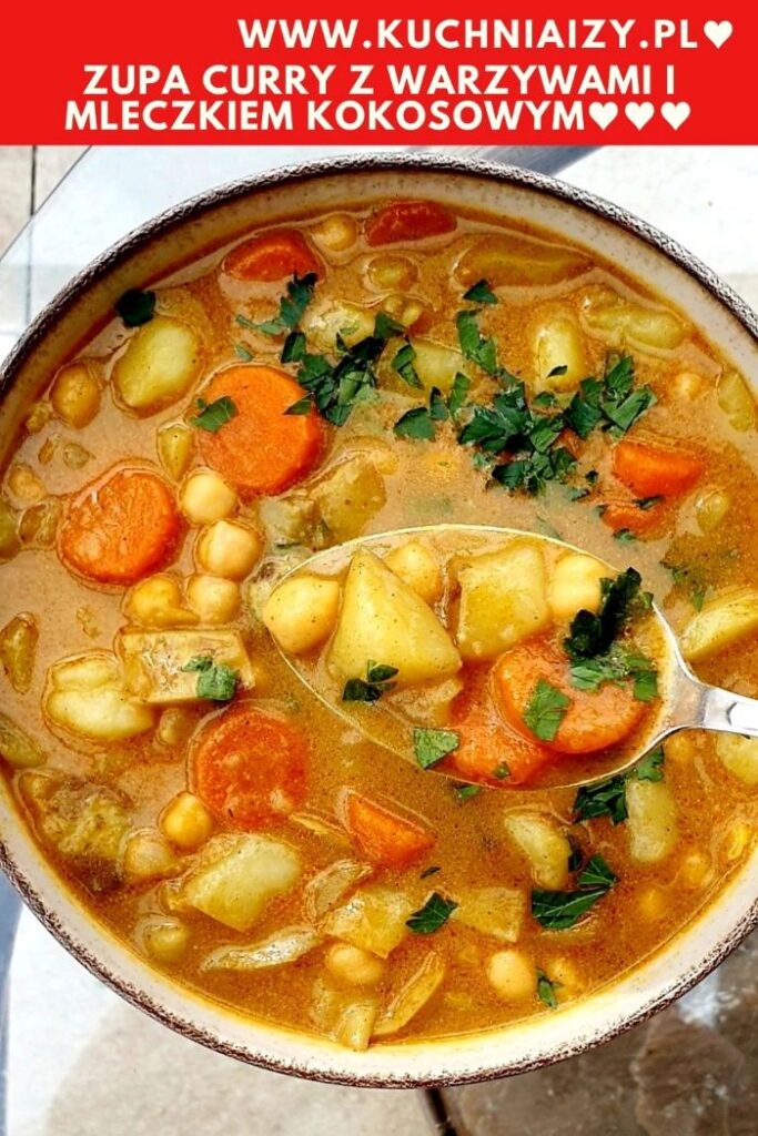 zupa curry z mleczkiem kokosowym