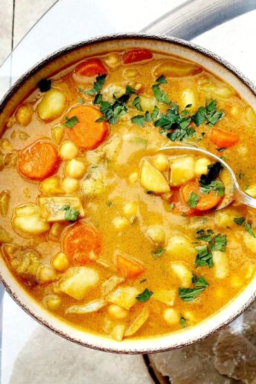 zupa curry z warzywami