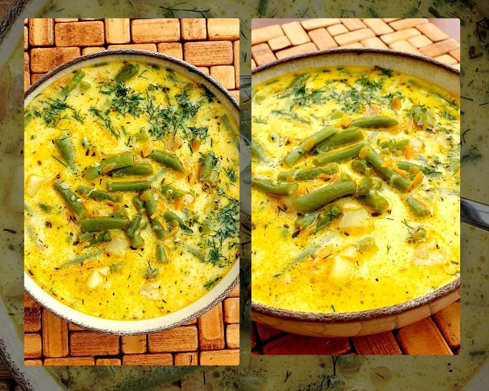 zupa z zielonej fasolki