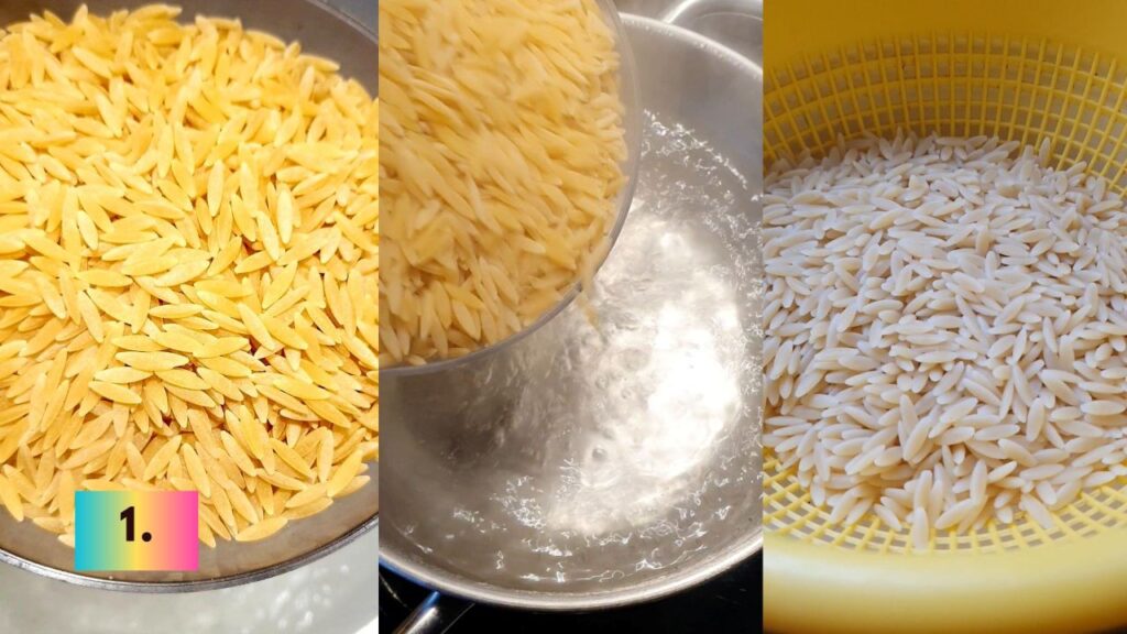 Salatka-z-orzo-i-kurczakiem-przygotowanie-krok-1