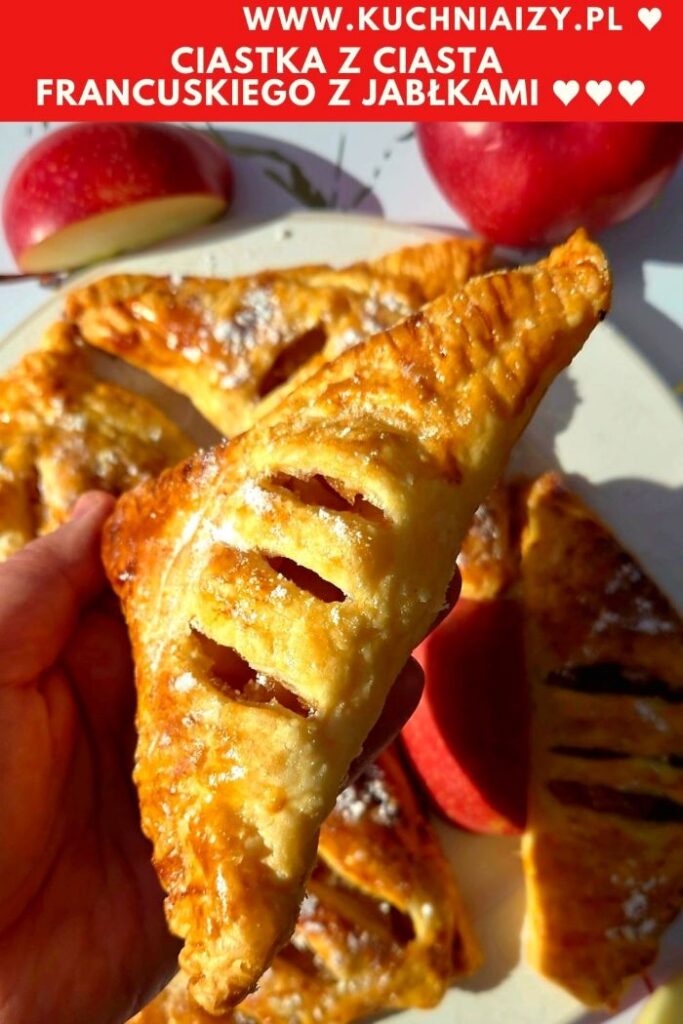 ciasto francuskie z jabłkami 