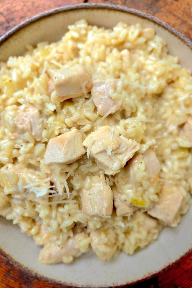 risotto z kurczakiem