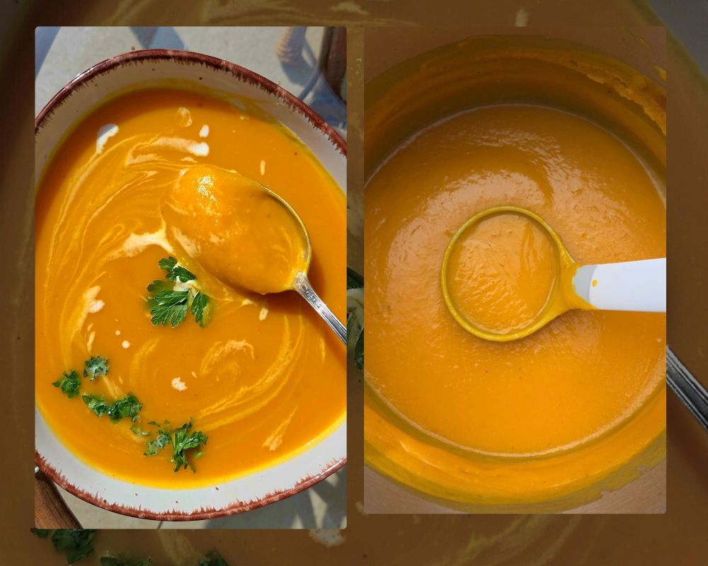 zupa dyniowa z dyni pieczonej