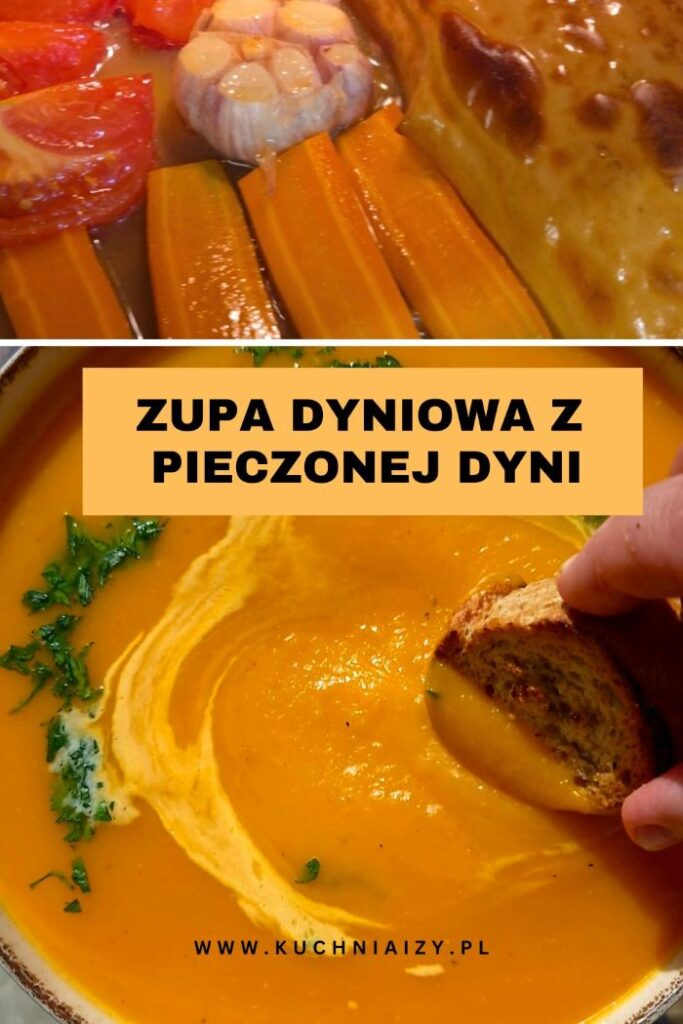 zupa z pieczonej dyni