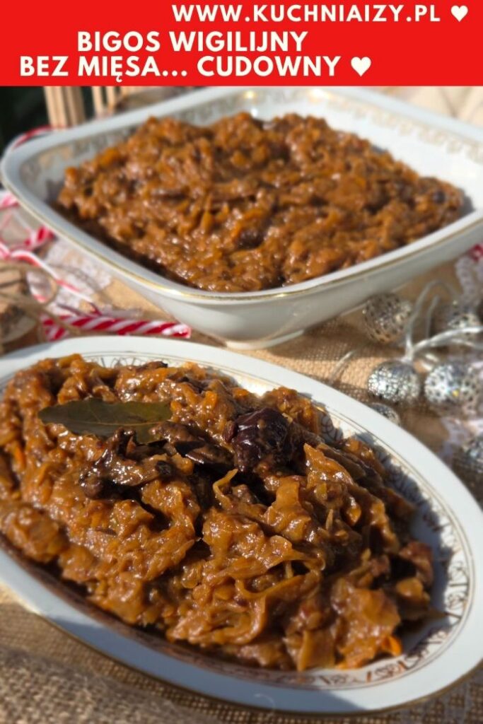 bigos wigilijny bez mięsa