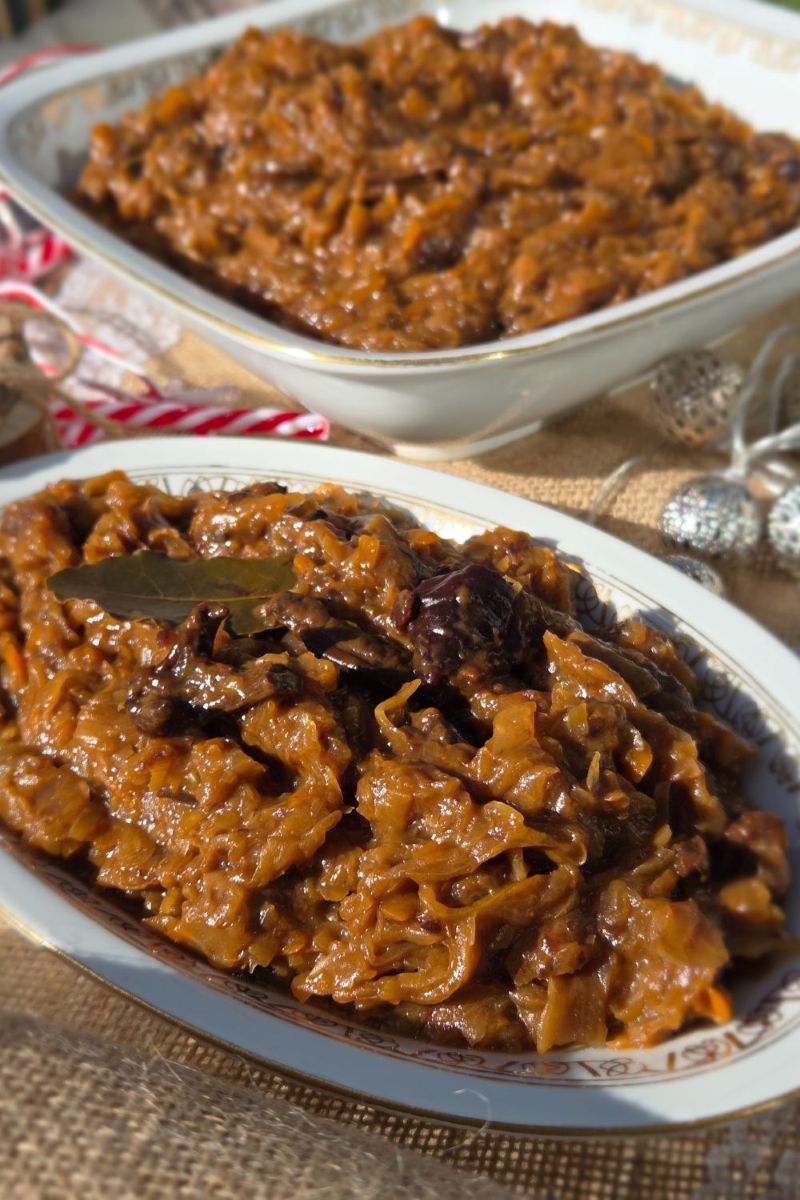bigos wigilijny bez mięsa