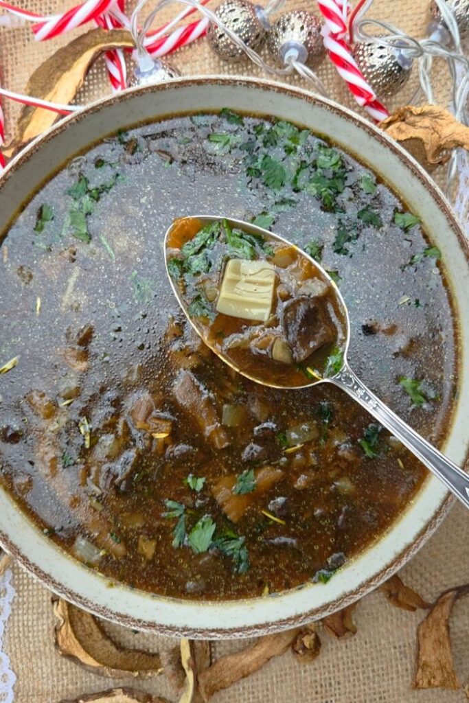 zupa grzybowa na bulionie