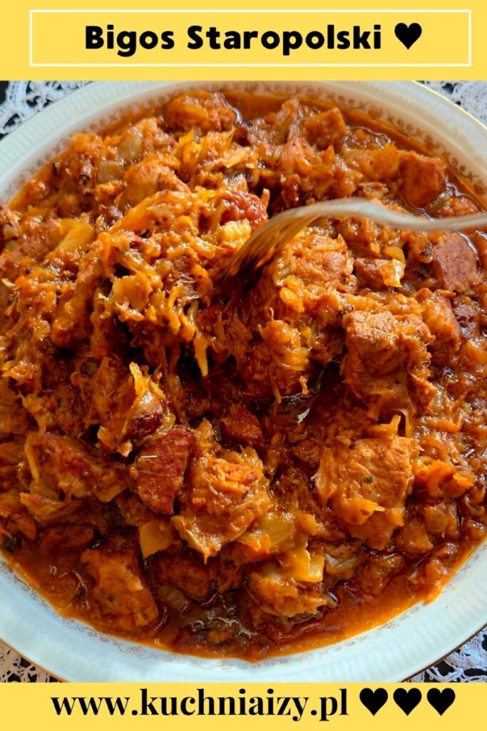 bigos staropolski dużo mięsa