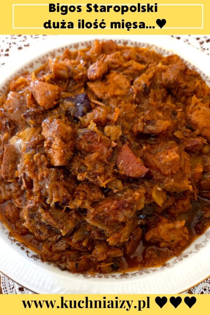 bigos z mięsem