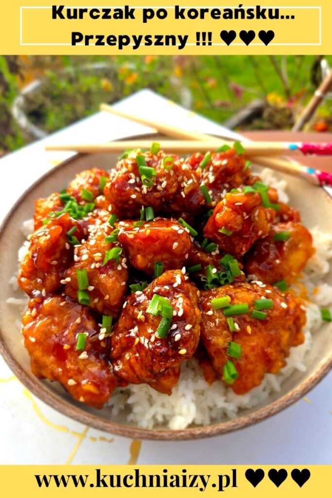 kurczak w stylu koreańskim