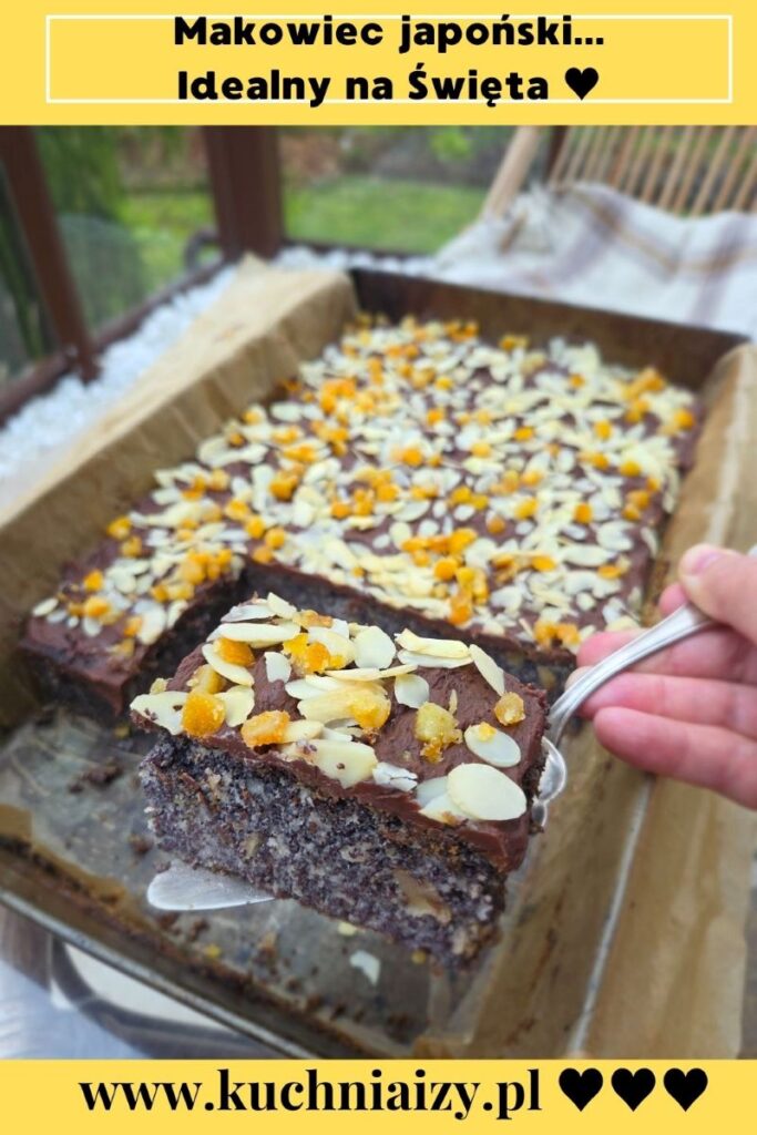 makowiec japoński na święta