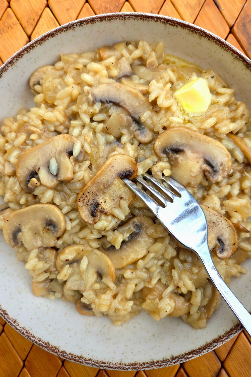 risotto z pieczarkami