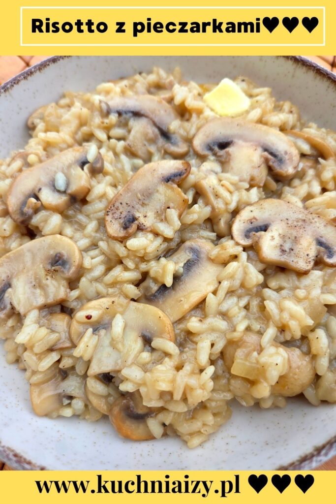 risotto z pieczarkami