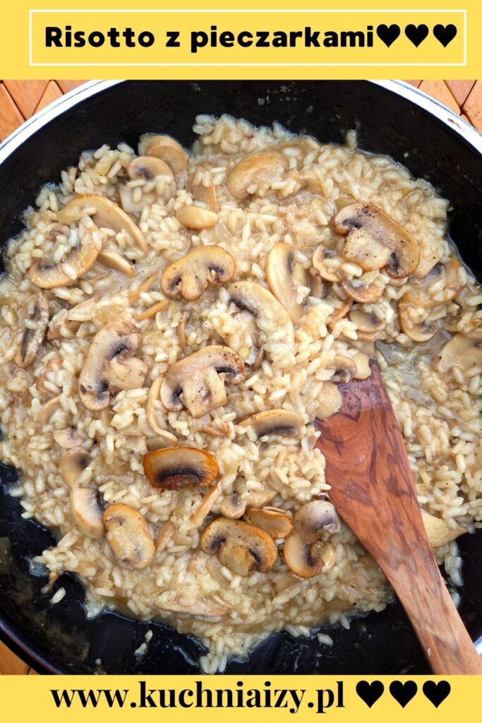 risotto z pieczarkami