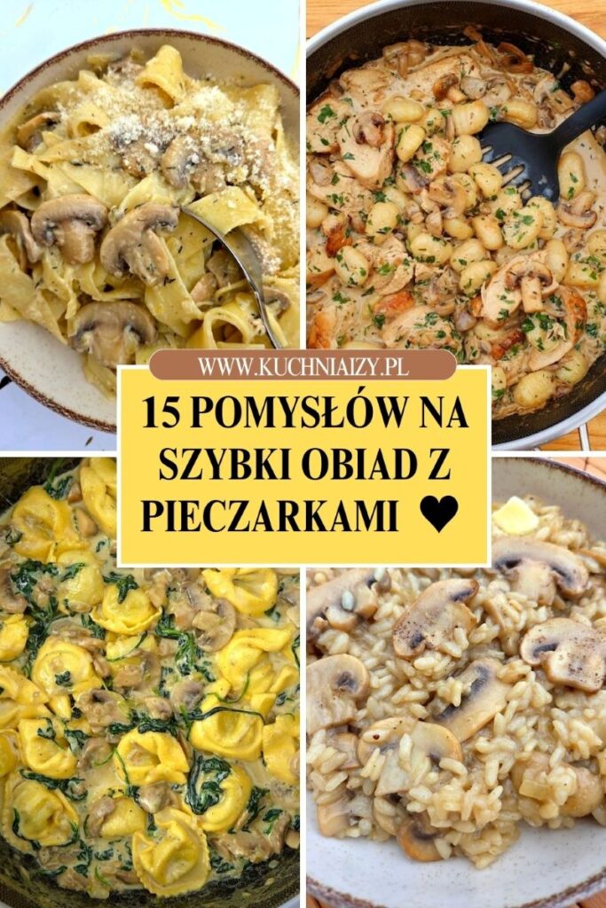 szybki obiad z pieczarkami