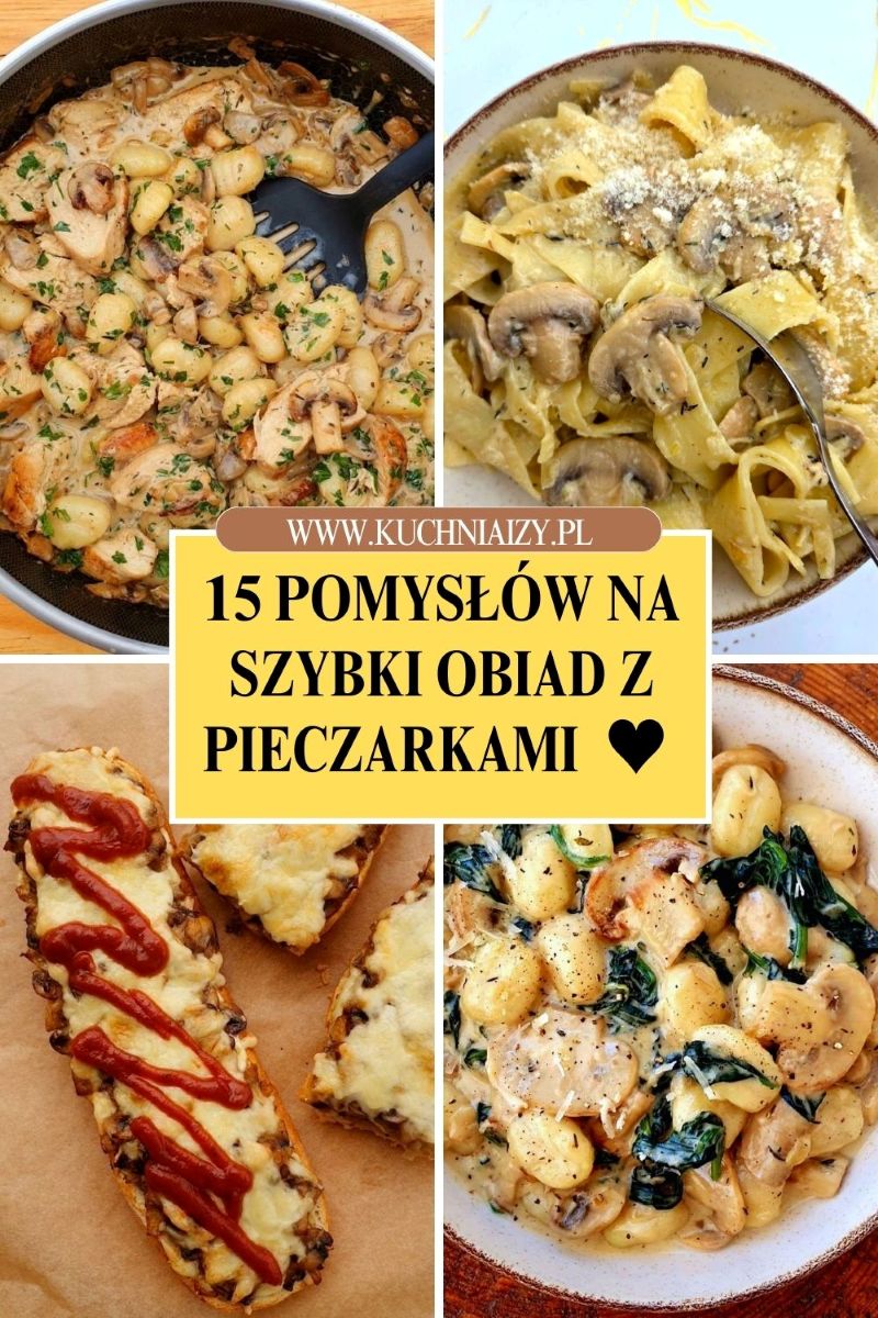 szybki obiad z pieczarkami