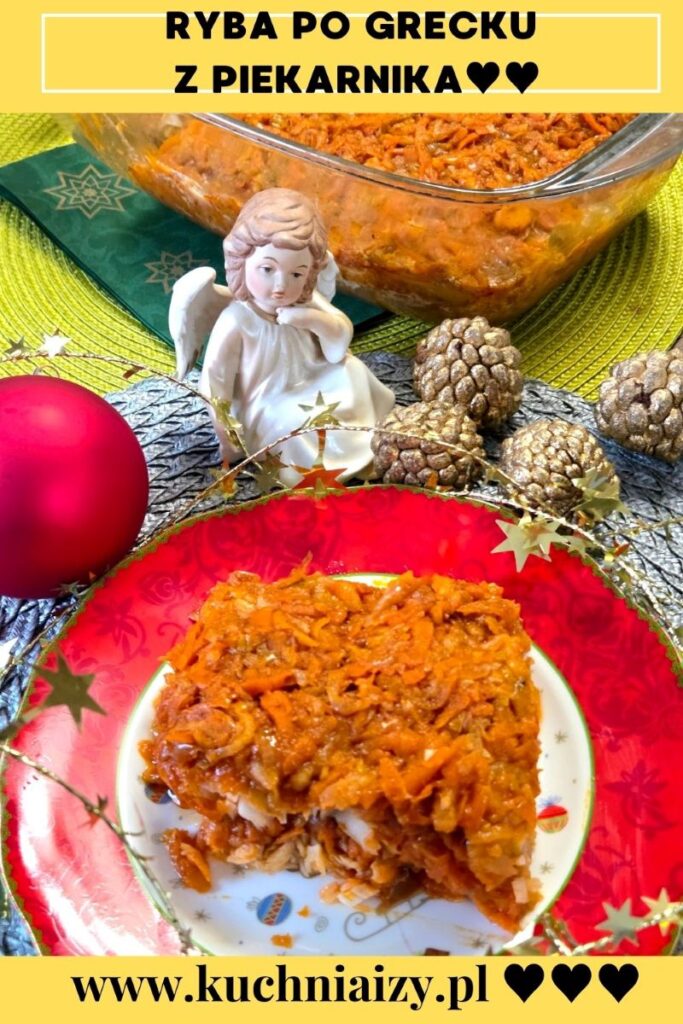 ryba po grecku w wersji pieczonej