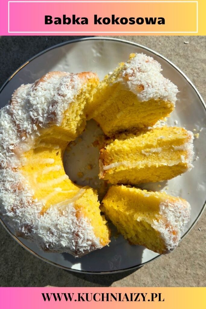 babka kokosowa na wielkonoc