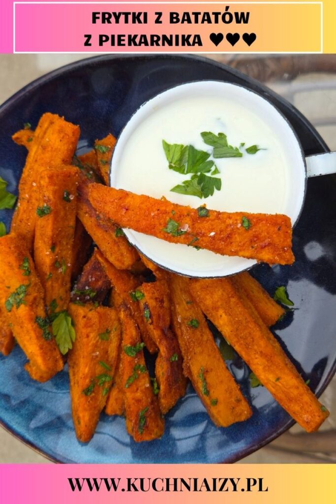 frytki z batatów