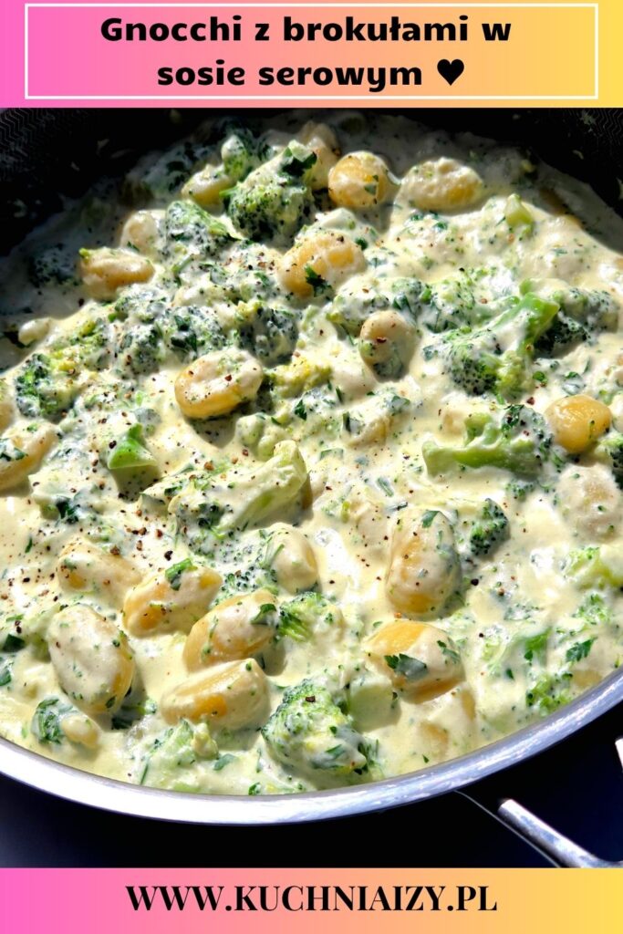 gnocchi z brokułami