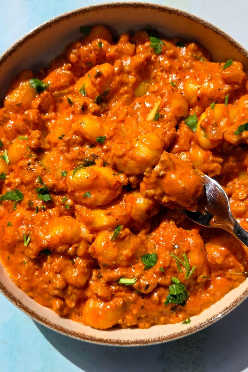 gnocchi z mięsem mielonym