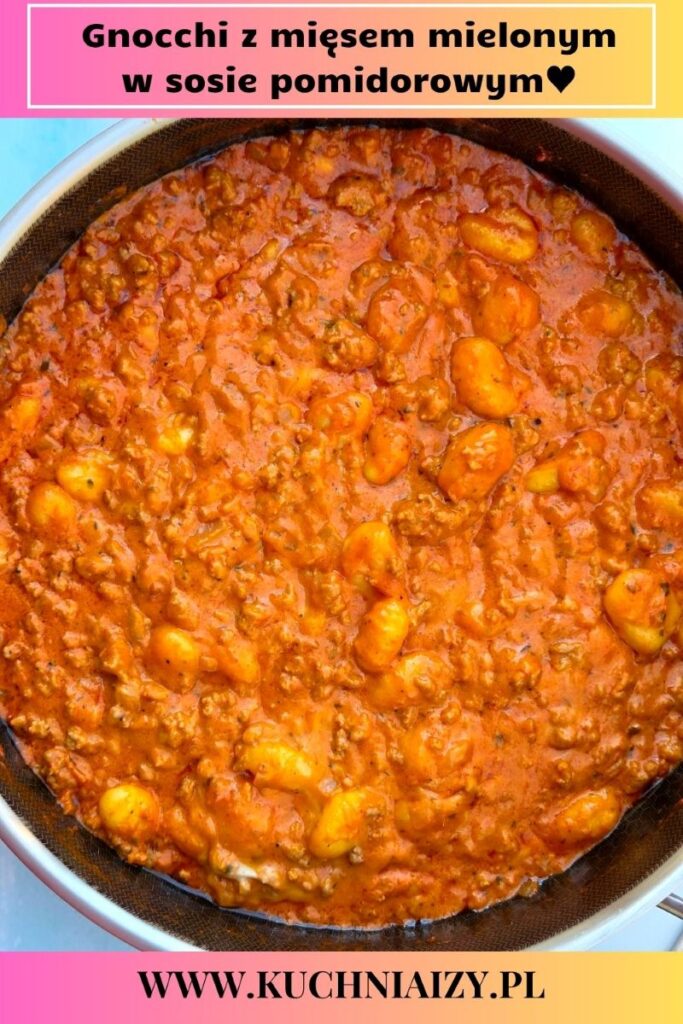 gnocchi z mięsem w sosie