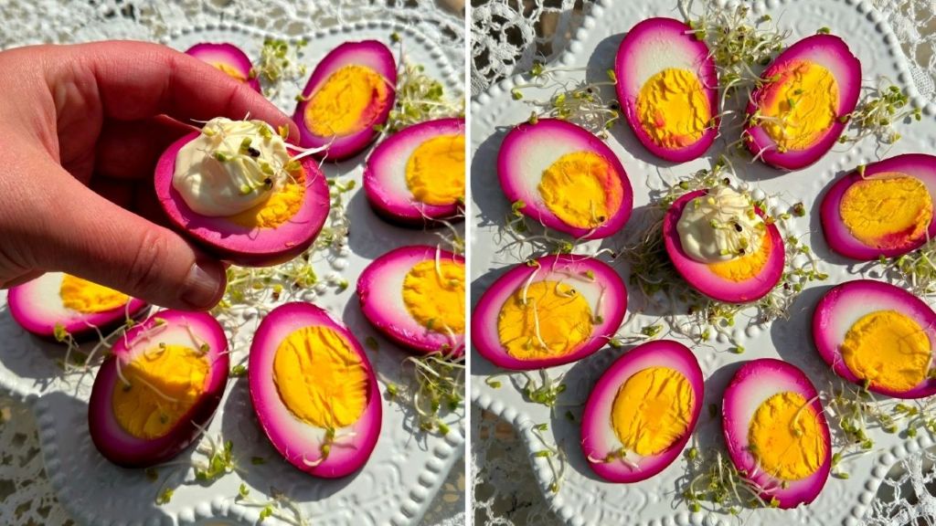 jajka marynowane w buraczkach